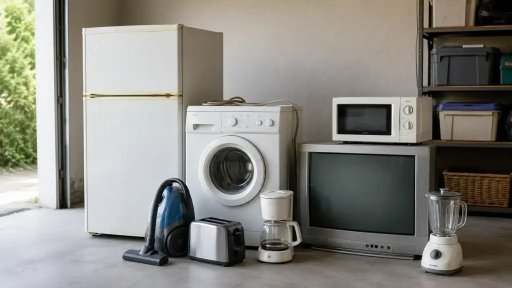 qué hacer con electrodomésticos viejos
